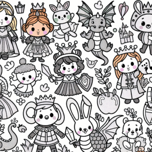 páginas de personagens infantis para colorir: diversão garantida para os pequenos