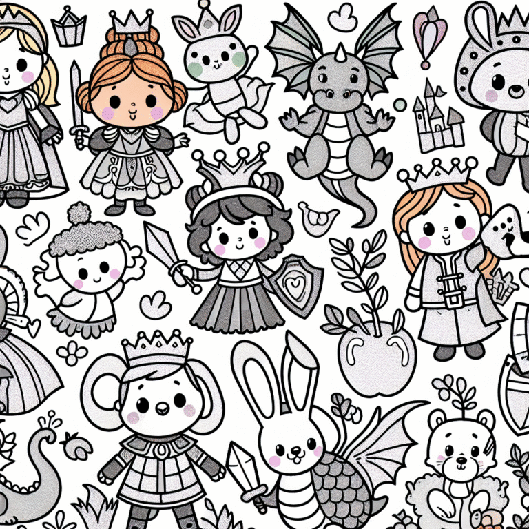 páginas de personagens infantis para colorir: diversão garantida para os pequenos