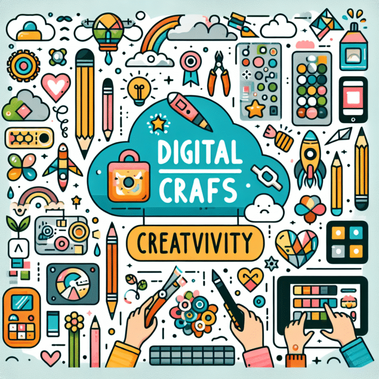 Templates de Artesanato Infantil Digital: Criando Com Criatividade